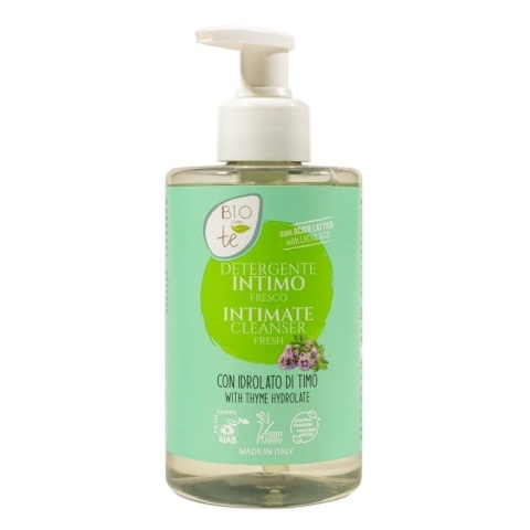 Odświeżający płyn do higieny intymnej z ekologicznym hydrolatem z tymianku, Pierpaoli Biocontè, 300ml