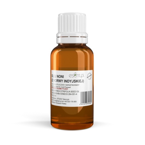 Olej z Morwy Indyjskiej (NONI), tłoczony na zimno nierafinowany, Esent, 20ml