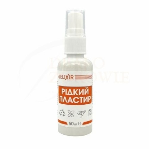 Opatrunek w sprayu "Płynny Plaster", Elixir, 50ml