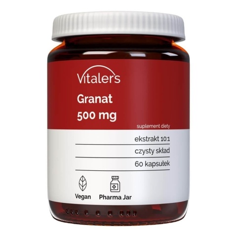 Pomegranate (Granat) 500 mg, Vitaler's, 60 kapsułek