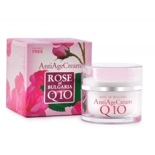 Różany Krem Przeciwstarzeniowy Q10, Rose of Bulgaria, 50ml