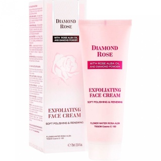 Różany Krem do Twarzy Złuszczający, Diamond Rose, 75ml