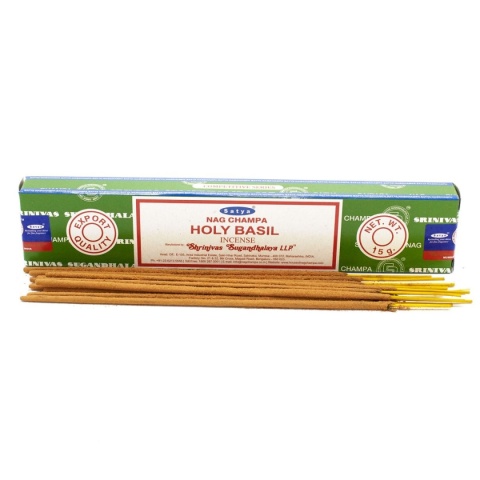 Święta Bazylia Kadzidełka Aromatyczne - Holy Basil Satya, 15g