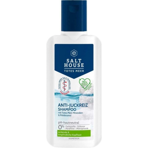 Szampon do podrażnionej skóry głowy Salthouse Dead Sea Anti-Itching Shampoo, 250ml