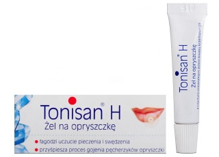 Tonisan H , żel na opryszczkę łagodzący uczucie swędzenia i pieczenia, 2 g