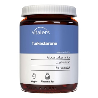 Turkesterone (Ajuga Turkestanica), Vitaler's, 60 kapsułek